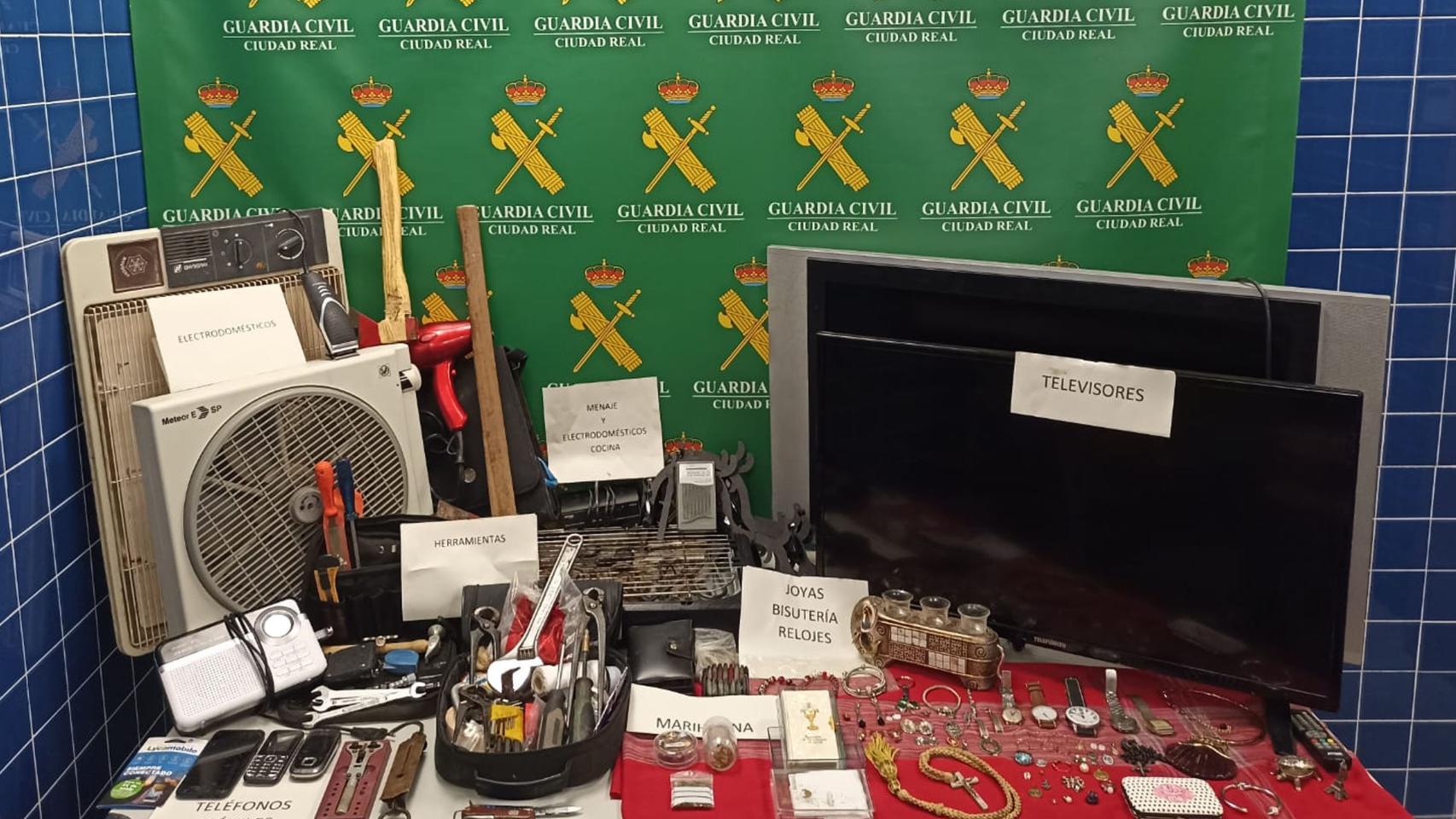 Imagen facilitada por la Guardia Civil de Ciudad Real