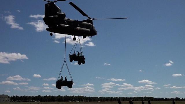 Ejercicio llevado a cabo por el Ejército de Tierra en la Academia de Infantería de Toledo