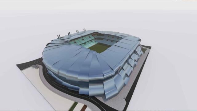 Infografía de Balaídos tras la reforma.