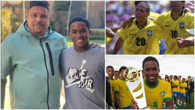 Ronaldo Nazario y Endrick