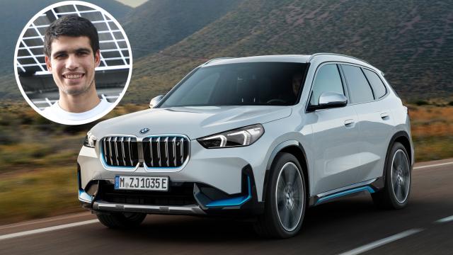 BMW quiere que Carlos Alcaraz estrene el iX1 en 2023.