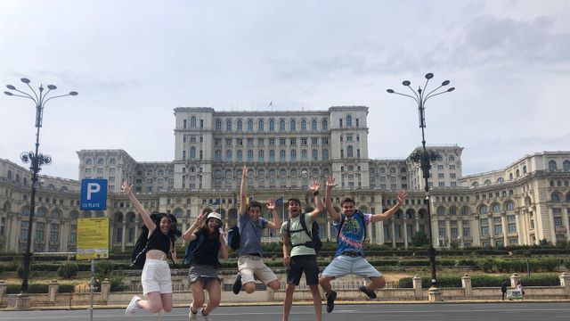 Participantes gallegos en Bucarest durante el proyecto See Me
