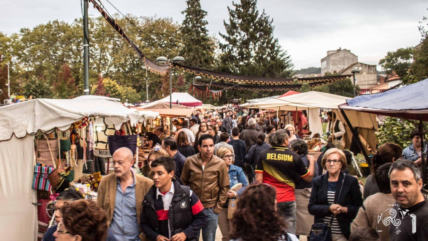 Mercado medieval en Lavadores (Vigo).