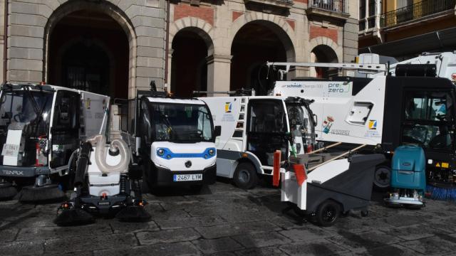 Imagen de parte de la maquinaria del servicio de basuras de Zamora