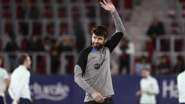 Gerard Piqué, antes de su último partido como futbolista profesional