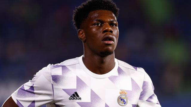 Aurélien Tchouaméni, con el Real Madrid en la temporada 2022/2023