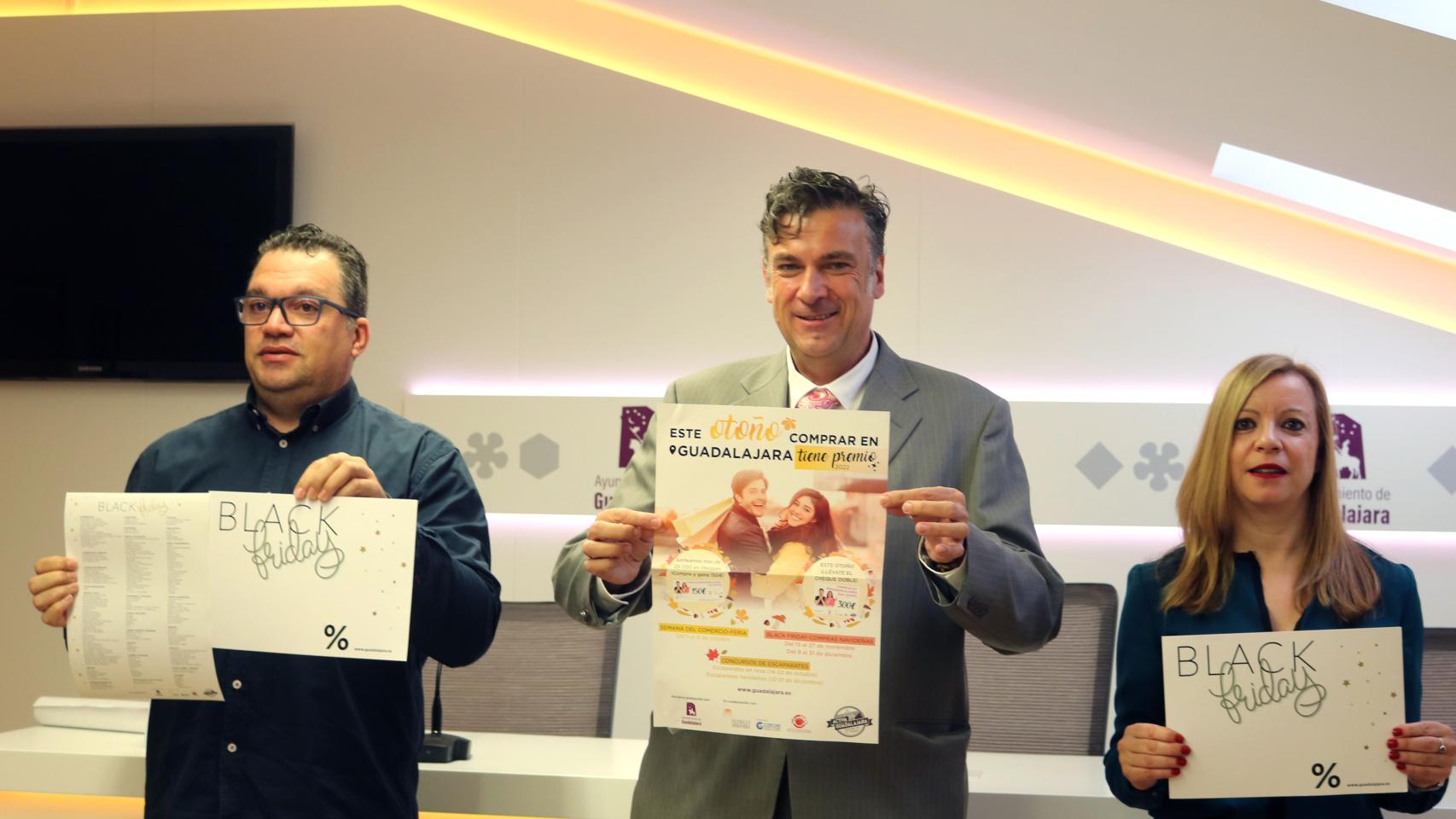 Presentación del Black Friday en Guadalajara. Foto: Ayuntamiento de Guadalajara.