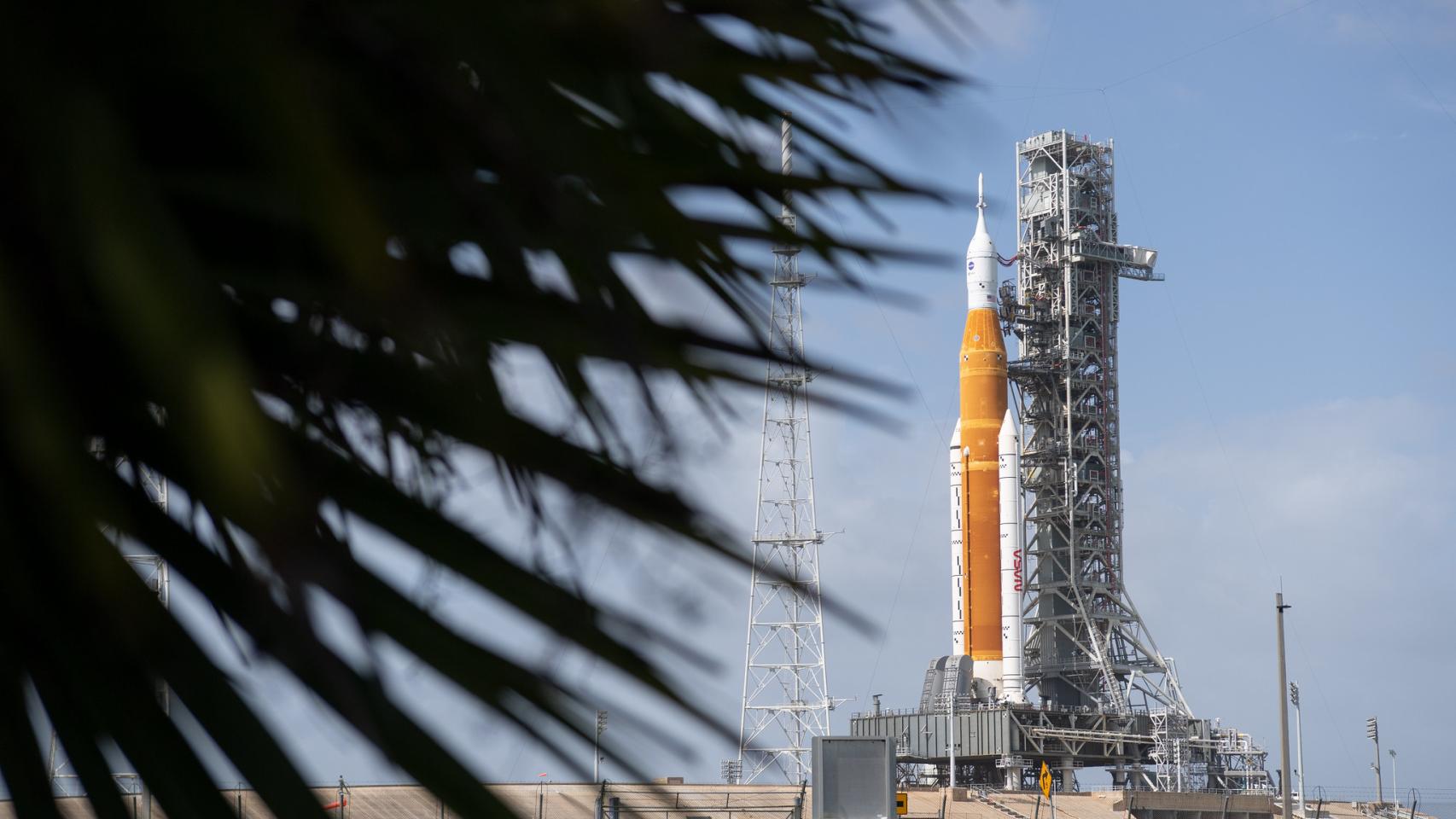 Cohete SLS de la misión Artemis