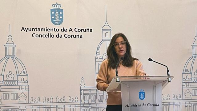 La alcaldesa de A Coruña, Inés Rey.