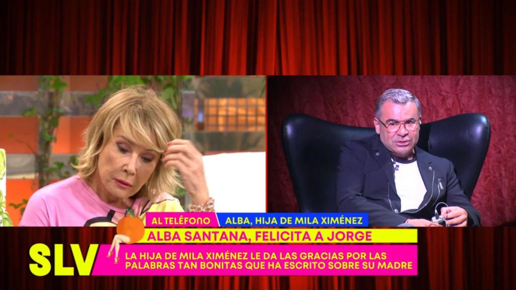 Jorge Javier Vázquez habló con Alba Santana por teléfono en ‘Sálvame’