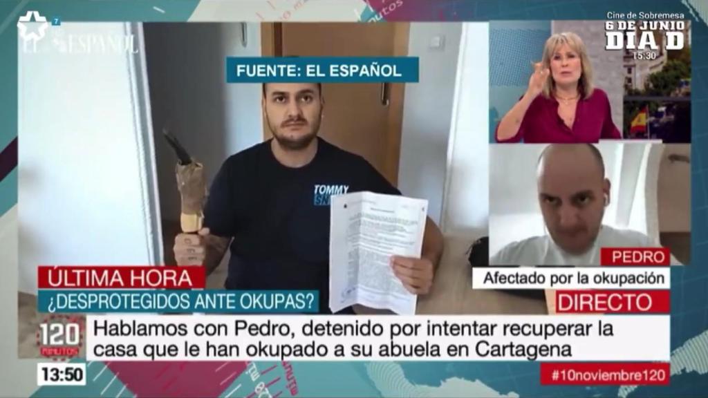 María Rey salta contra un entrevistado por vincular a Antena 3 con una empresa antiokupa