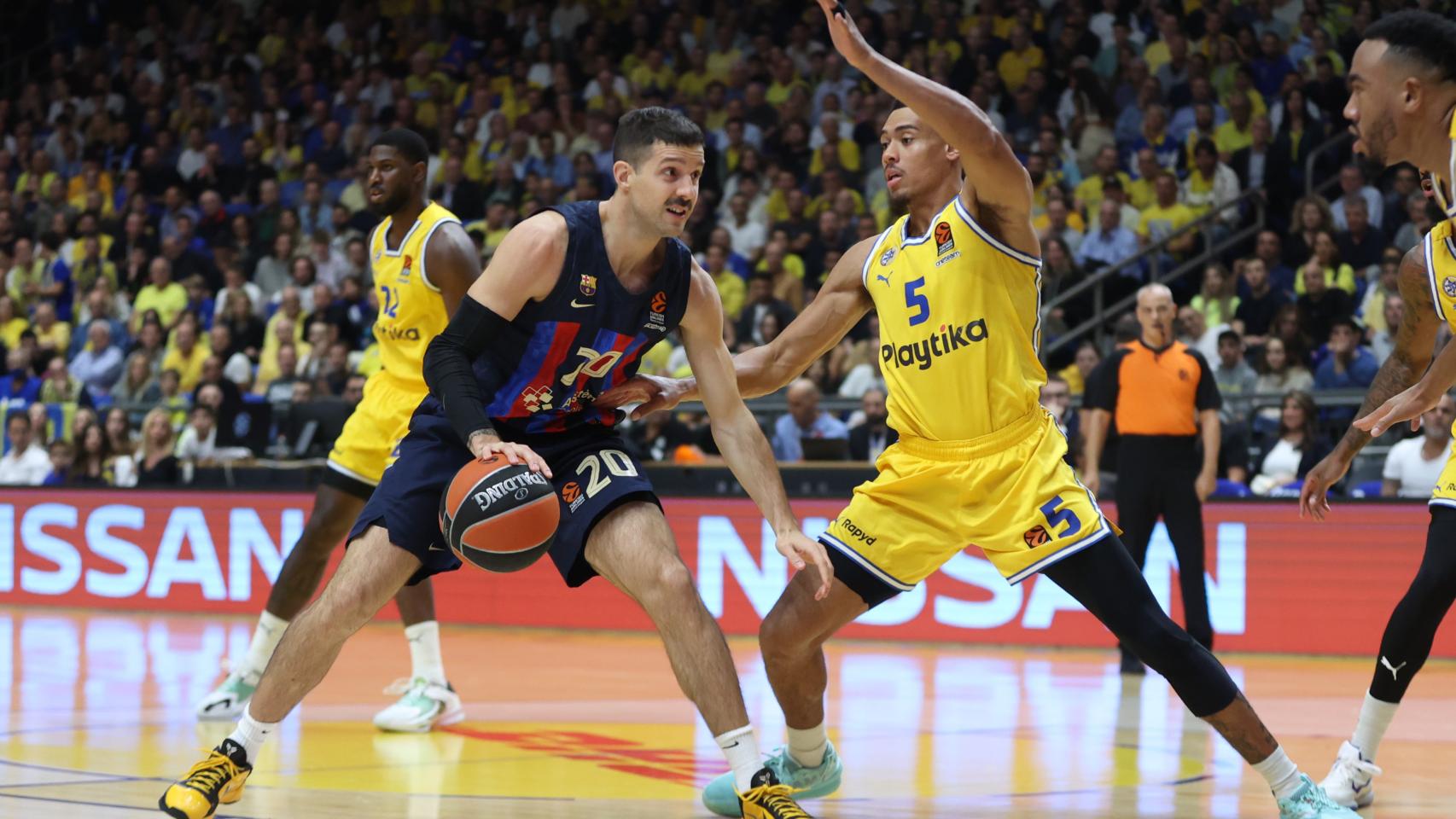 Nico Laprovittola lidera un ataque del Barça contra Maccabi