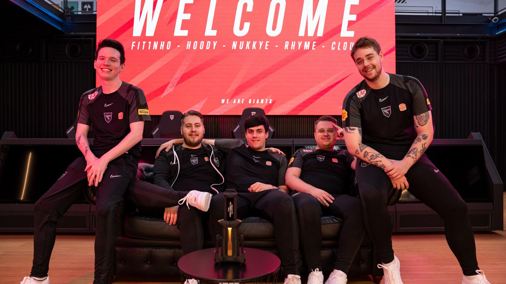 El quinteto de Giants para la Valorant Champions Tour