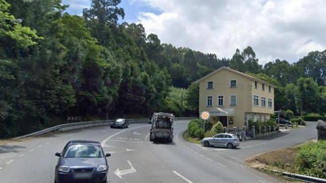 N-651 a su paso por Laraxe