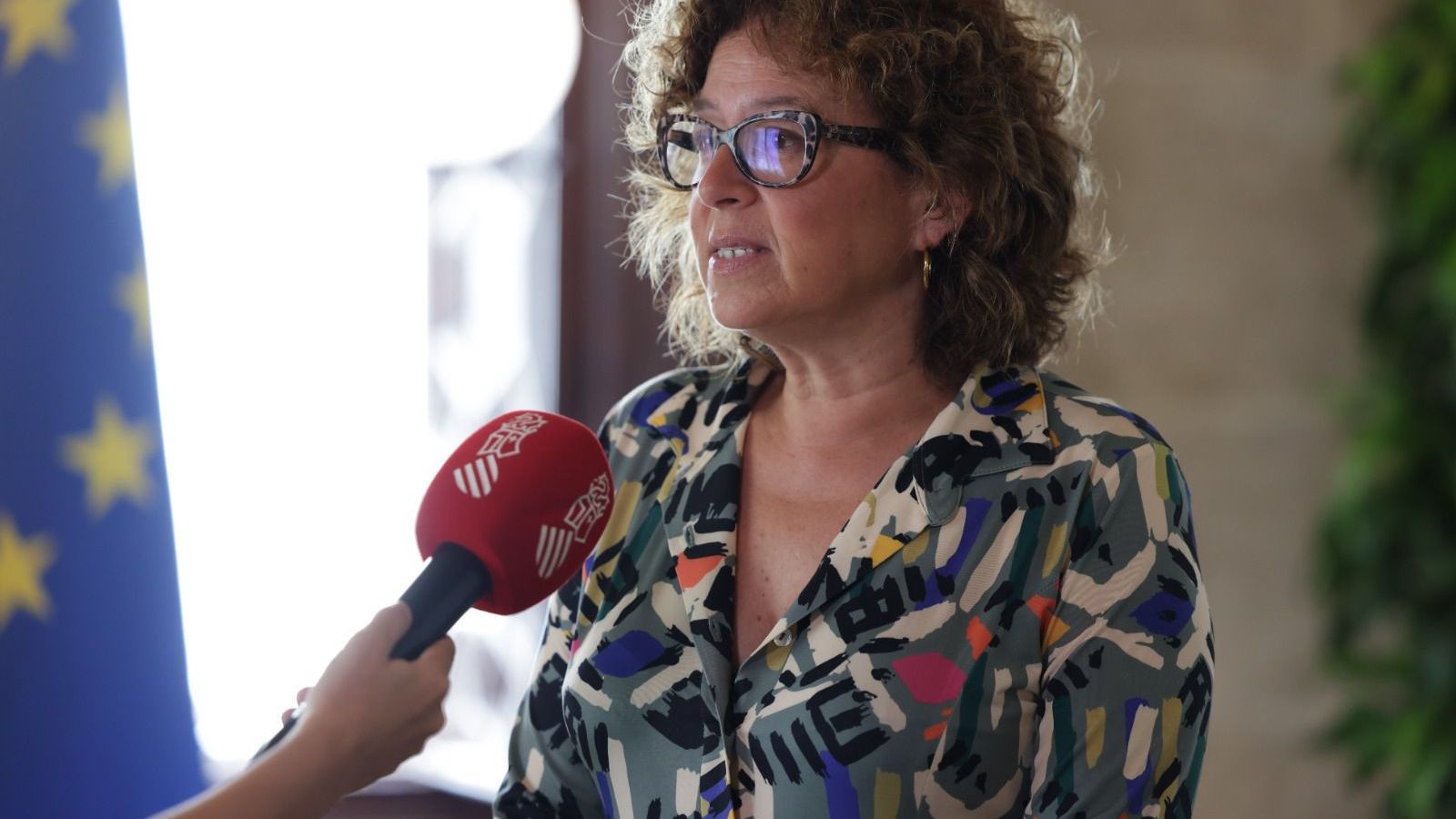 Ximo Puig y Aitana Mas, en las Cortes Valencianas.