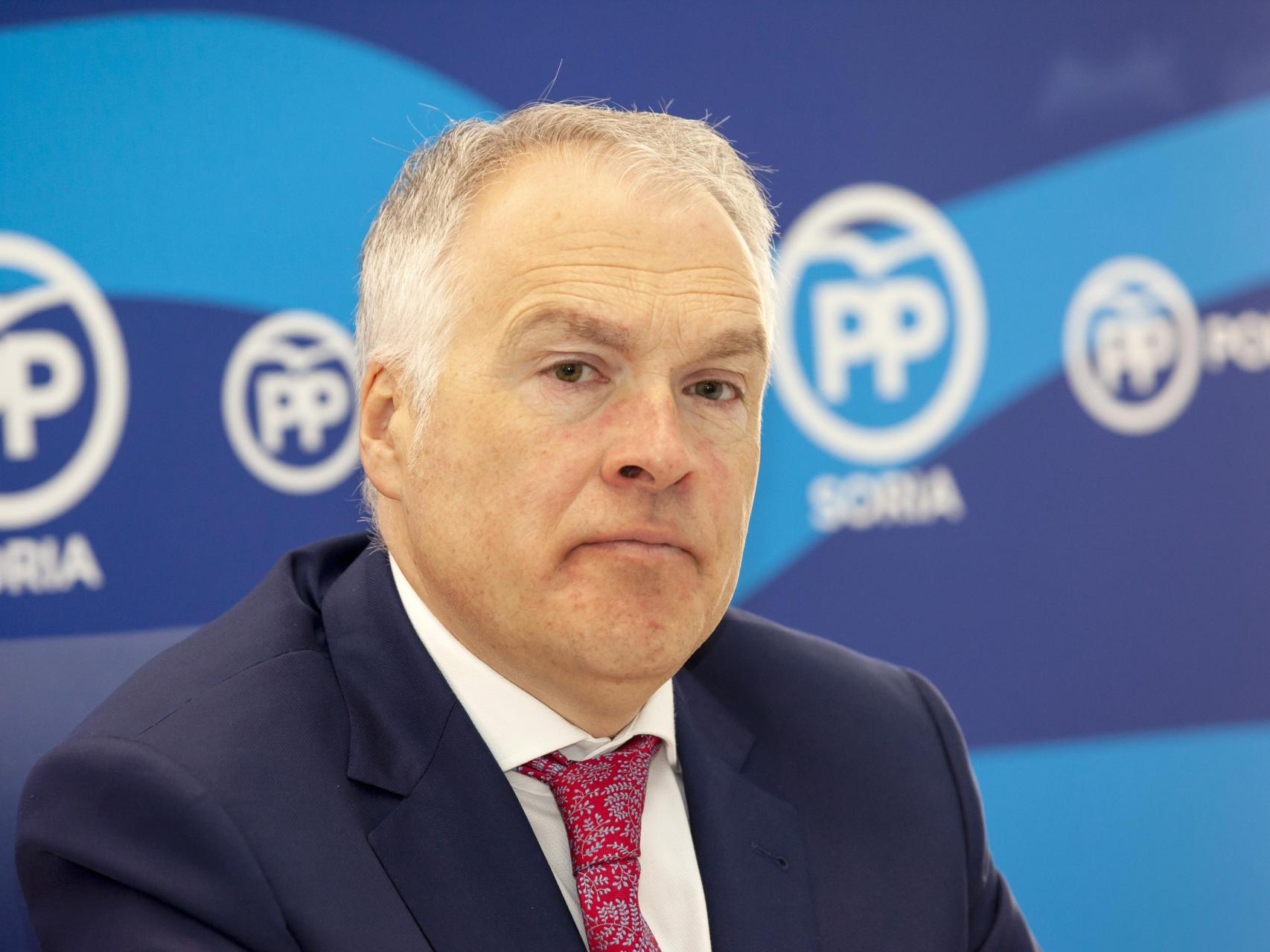 El candidato del PP al Ayuntamiento de Soria, Javier Muñoz Remacha.
