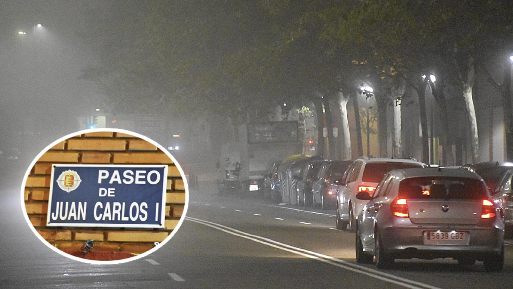 Calle Juan Carlos I, en Valladolid