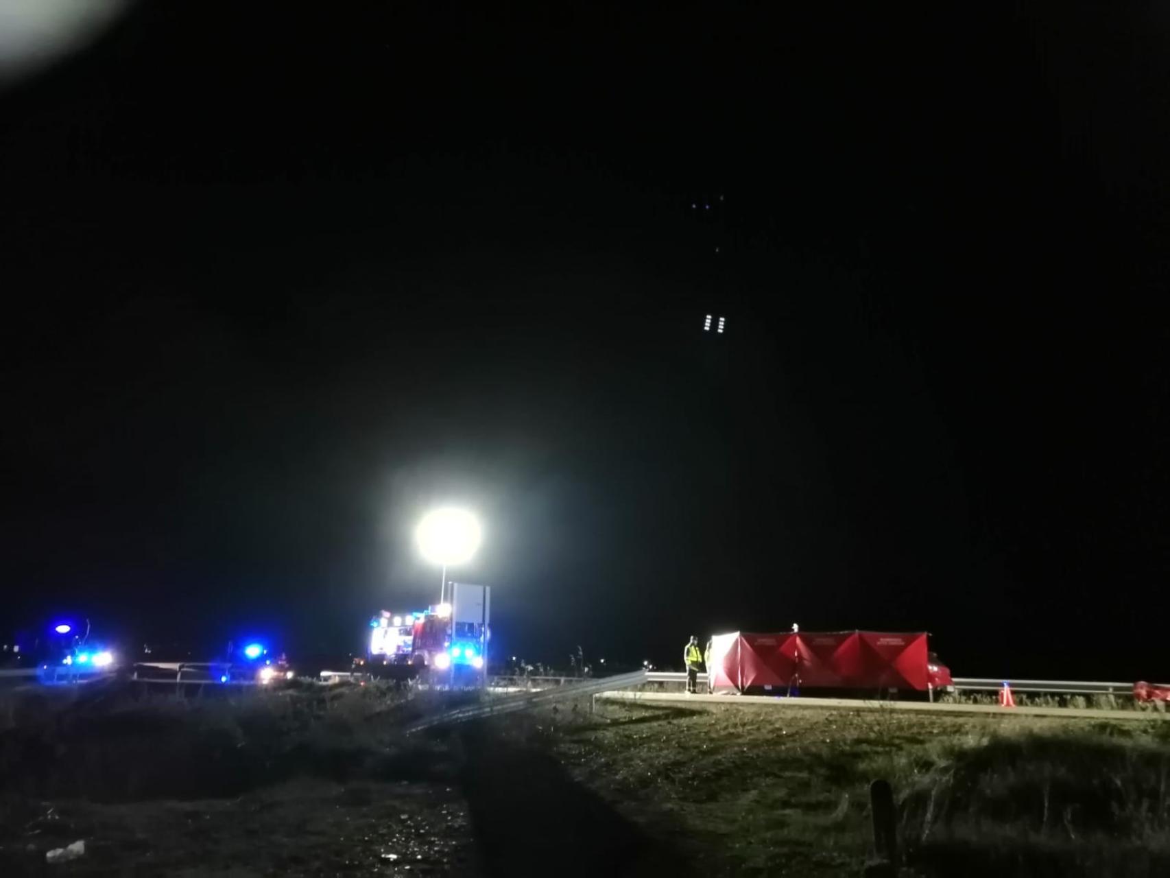 Trágico accidente de tráfico en Monfarracinos