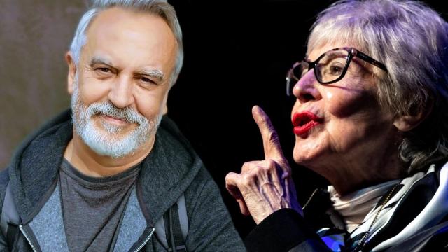 Concha Velasco y Enrique del Pozo en un montaje de EL ESPAÑOL