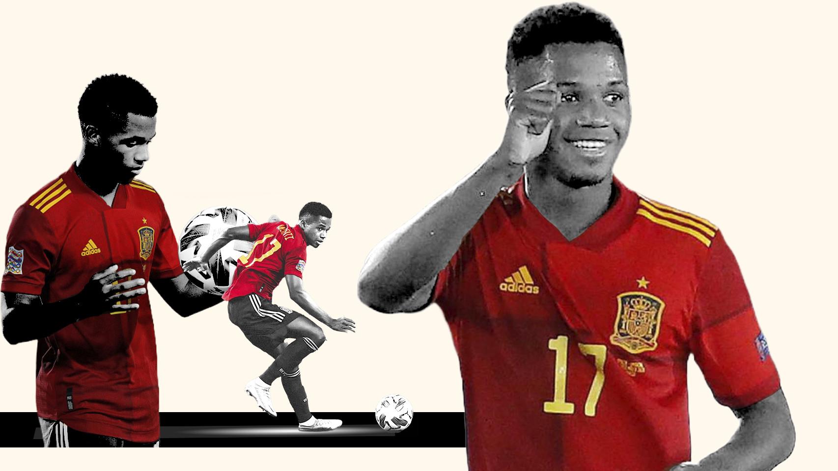 Ansu Fati y la Selección