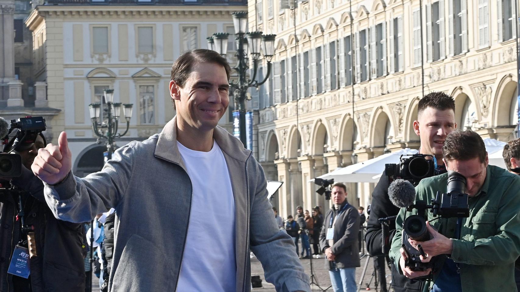 Rafa Nadal, en la presentación de las ATP Finals.
