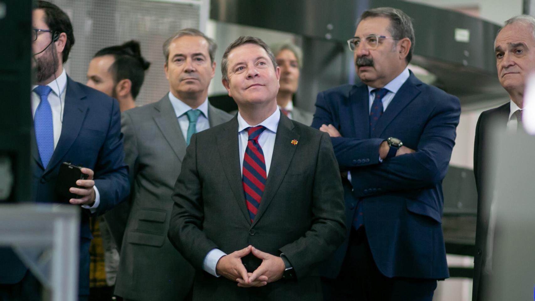 Emiliano García-Page, en una visita oficial este viernes en Ciudad Real