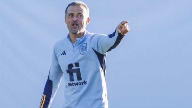 El seleccionador nacional, Luis Enrique.