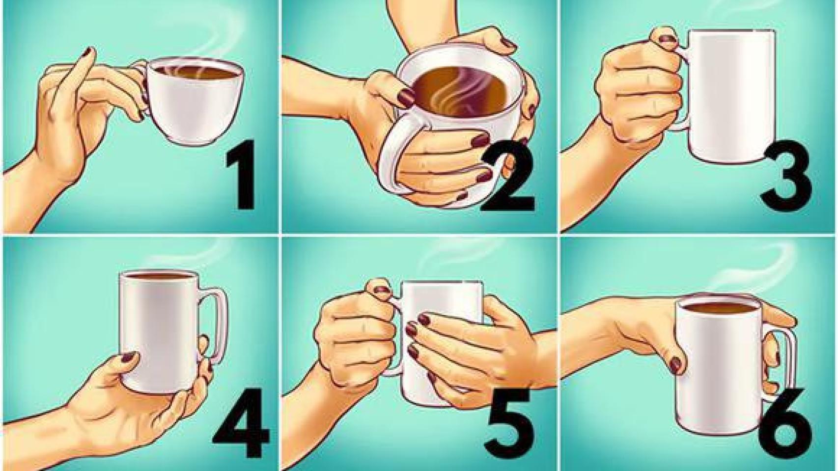 ¿Virtudes y defectos? Descúbrelos en este test visual de acuerdo a cómo agarras tu taza.