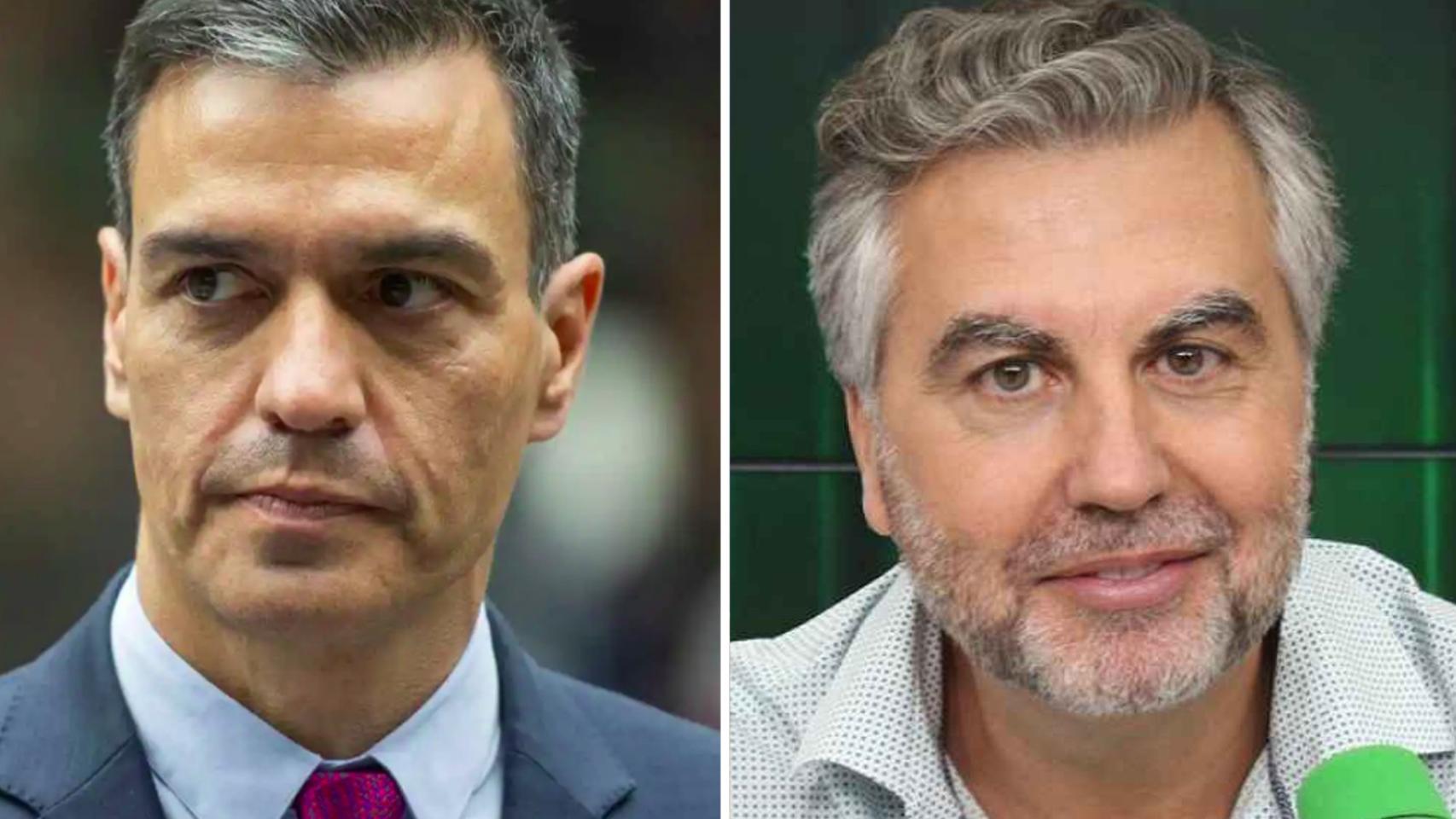 Sánchez y Alsina en un fotomontaje.