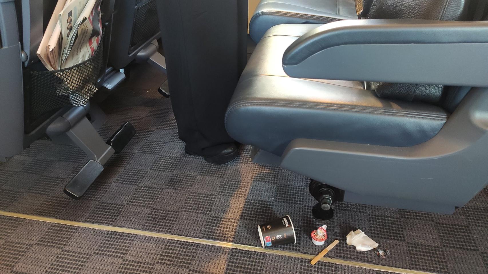 Imagen del asiento que ha compartido Lancho.