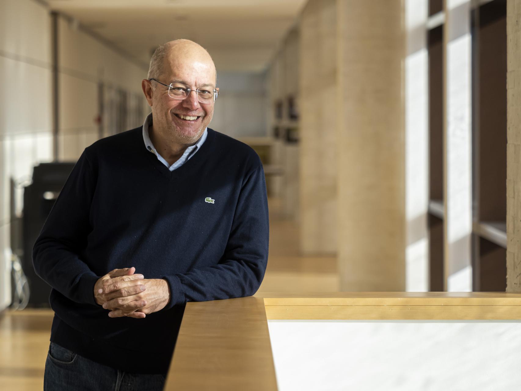 Francisco Igea en un momento de la entrevsita con este medio