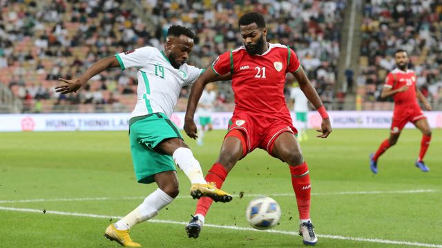 Fahad Al-Muwalad, en un partido con Arabia Saudí.