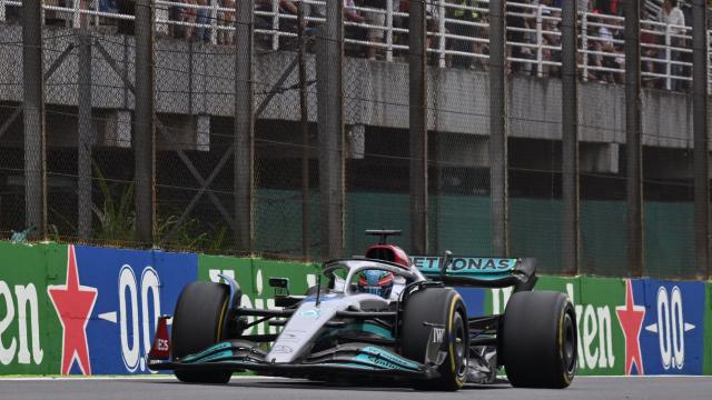 Russell, ganador de la carrera.