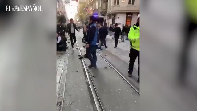 Imágenes de la fuerte explosión que se ha producido en Estambul