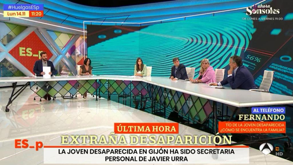 El plató de 'Espejo Público' tras la salida de Susanna Griso.