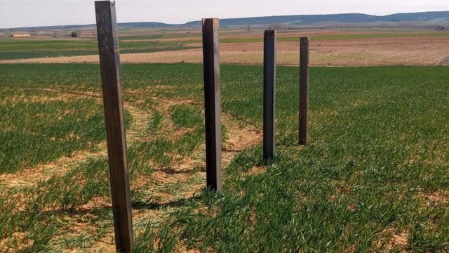 Zona donde se construirán nuevos parques solares en la Sierra de la Culebra