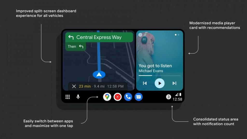 Nueva interfaz de Android Auto