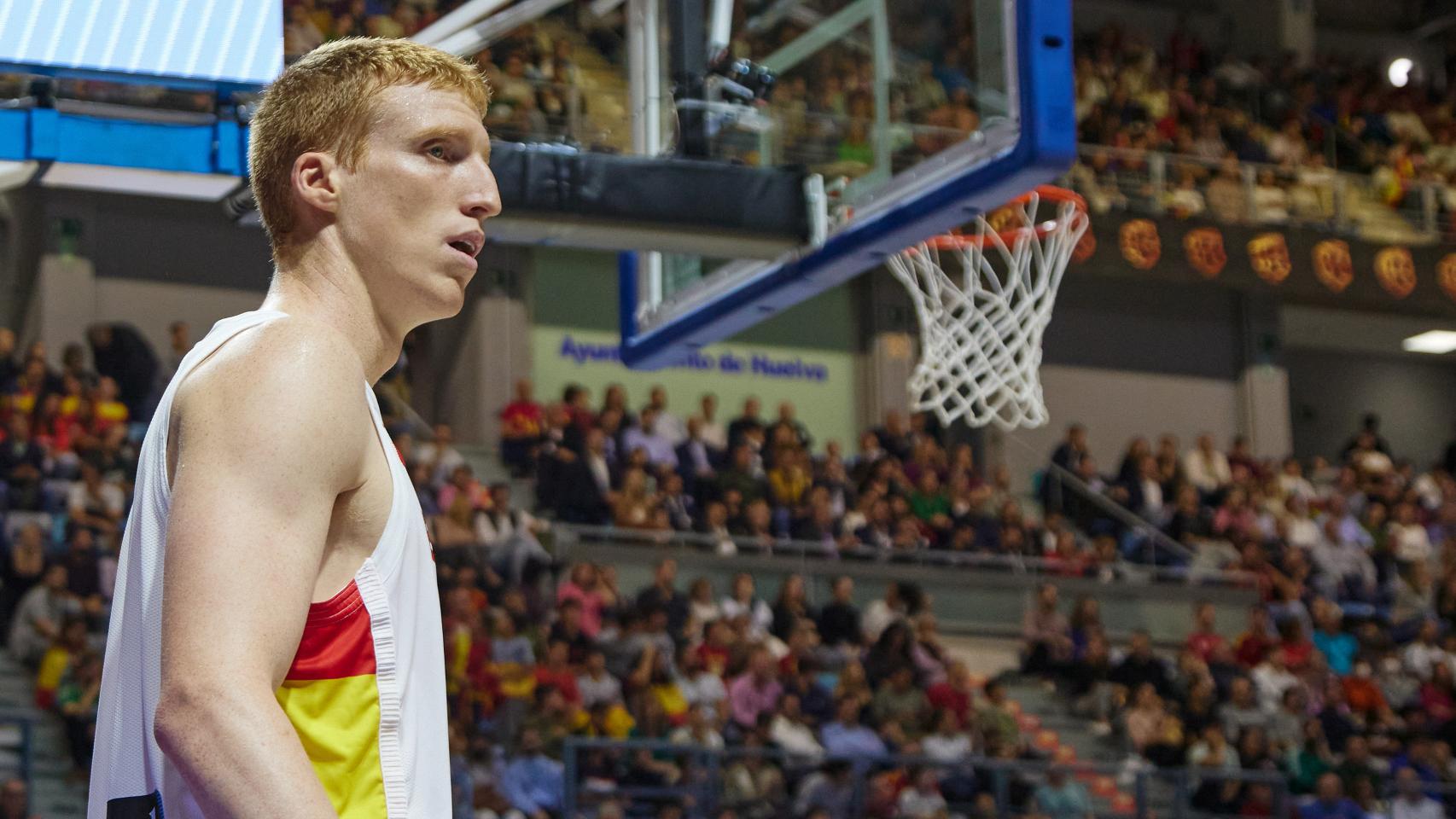 Alberto Díaz, durante el España - Países Bajos de la ventana FIBA de clasificación para el Mundial 2023