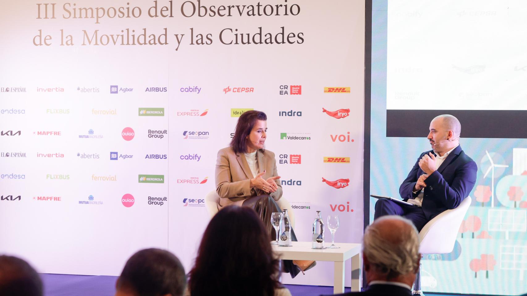 Elena Bernárdez, directora general de Endesa X Way, en el III Observatorio de la Movilidad de El Español