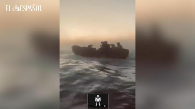 Las fuerzas ucranianas atraviesan en lanchas rápidas el río Dniéper