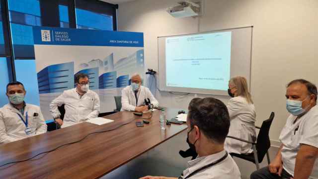 El gerente del Área Sanitaria de Vigo, Francisco Javier Puente.