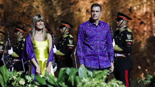 La esposa del presidente Pedro Sánchez, en Bali.