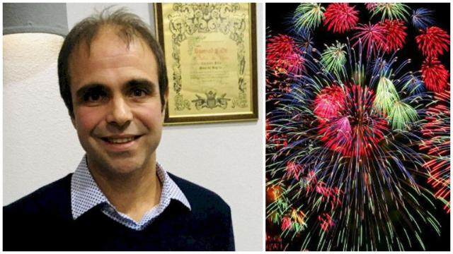 Ricardo Caballer, el mejor pirotécnico del mundo, junto al espectáculo de la última edición de los Goya.