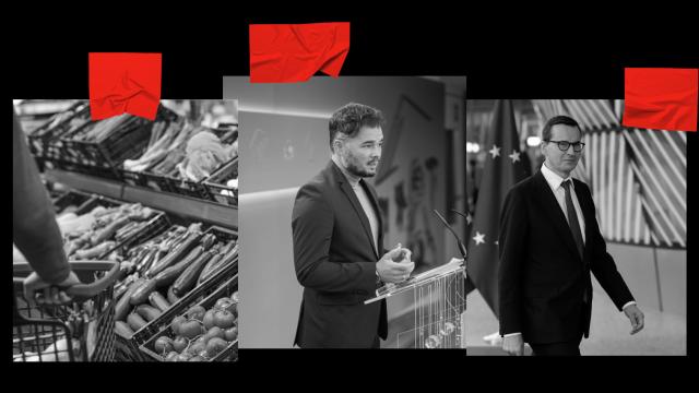 Verduras en el supermercado, Gabriel Rufián y Mateusz Morawiecki.