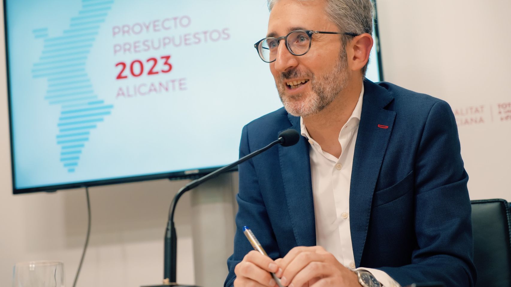 Arcadi España, este martes en Alicante.