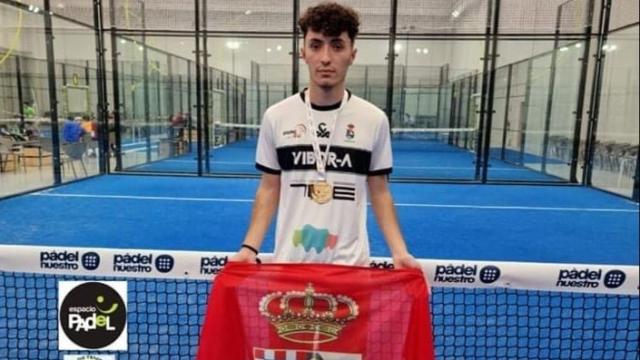 El ganador de la medalla de bronce en el Campeonato de Castilla y León de Menores