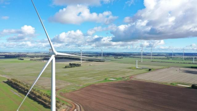 Parque eólico de Berrybank, en Australia.