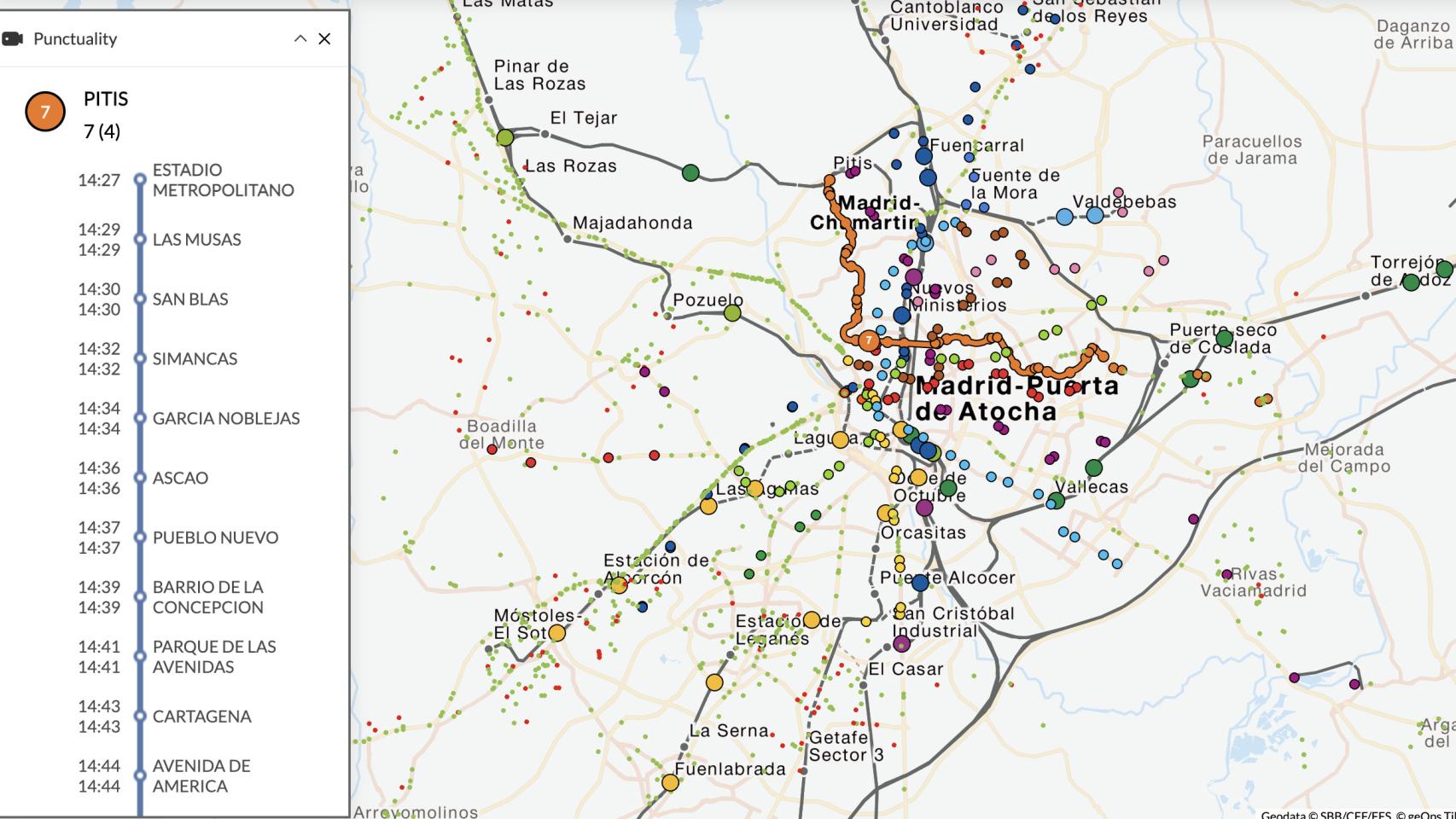 Mapa interactivo de geOps