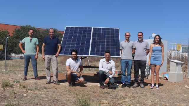 El equipo de la Universidad de Alcalá de Henares responsable del sistema de refrigeración