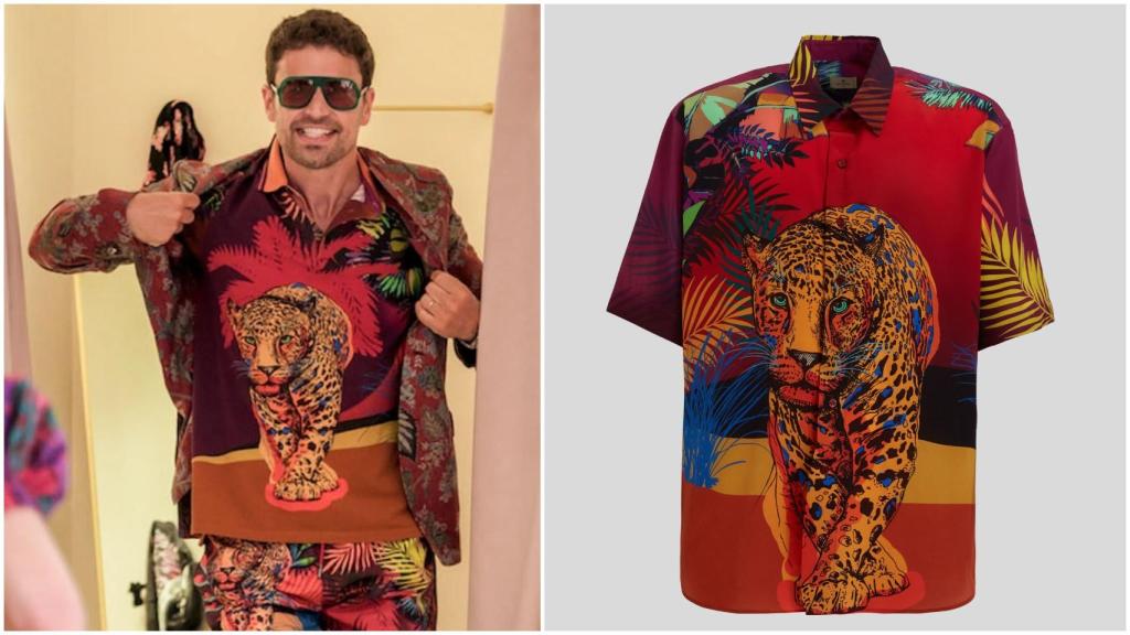 Camisa de seda estampada de Etro, 280 euros.